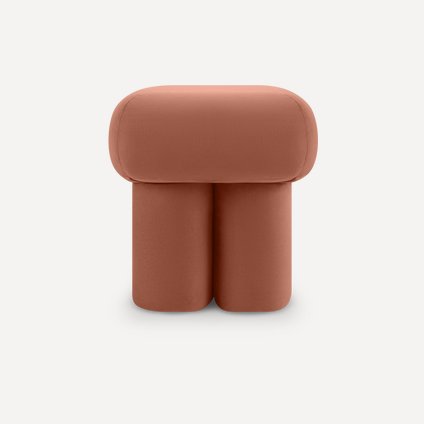 Пуф Хайл Велюр Терракотовый