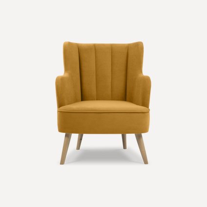 Кресло Ларни Velvet Mustard
