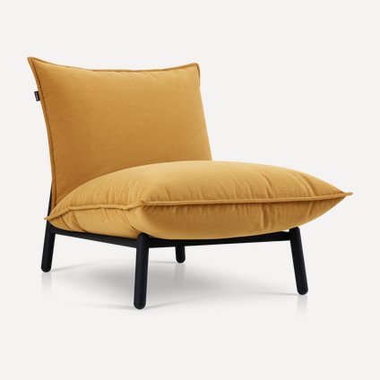 Кресло Рофл Velvet Yellow