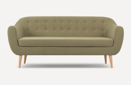 Диван прямой Роттердам-3 Velvet Olive распродажа