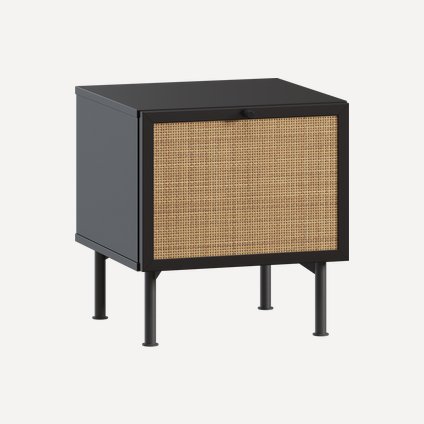 Тумба прикроватная Бронте-1 Black