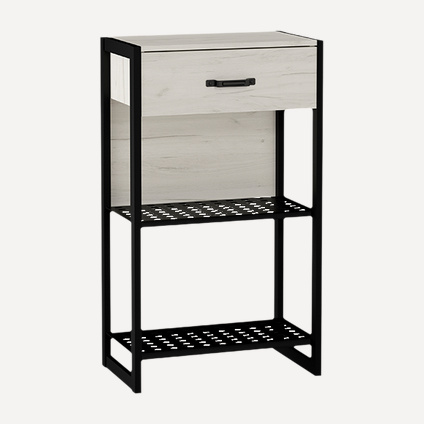 Обувница Техно Дуб Крафт Белый