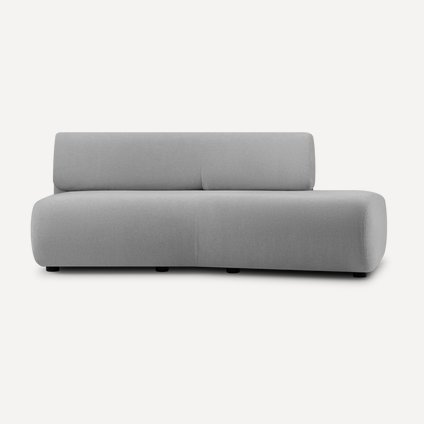 Диван прямой Маиль-3НРП Bucle Silver