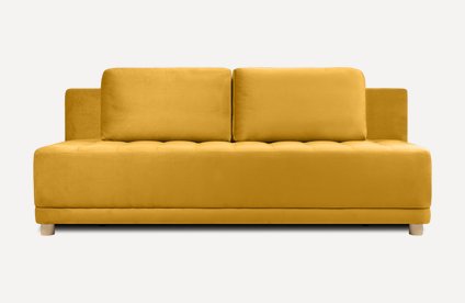 Диван прямой Мира Velvet Yellow