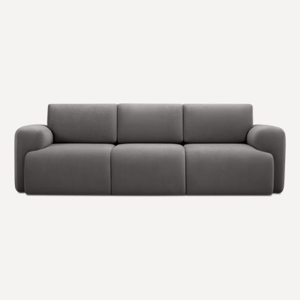 Диван прямой Бонент Велюр Серый