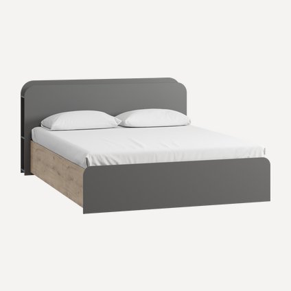 Кровать Бронс-2 160 Grey