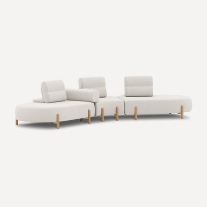 Диван модульный Альди-4 Bucle White