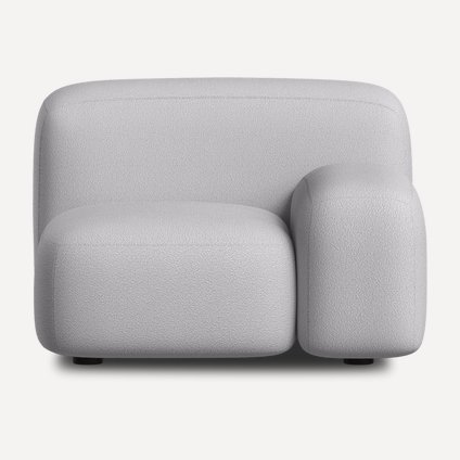 Кресло Риббл-13 Bucle Silver