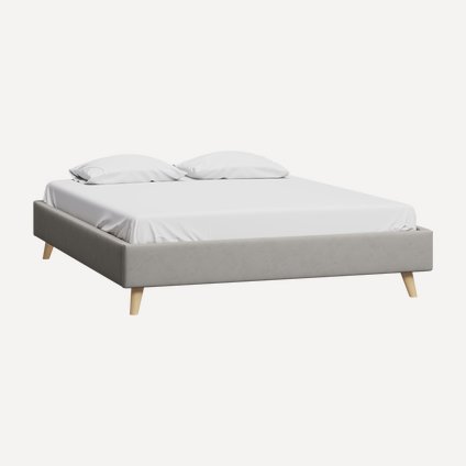 Кровать Бран-2 140 Velvet Silver