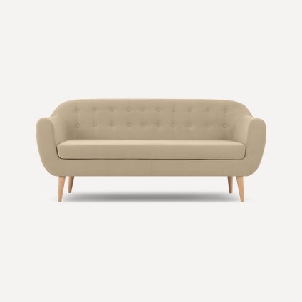 Диван прямой Роттердам-3 Velvet Sand