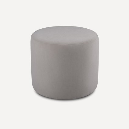 Пуф Кофи-2 Велюр Светло-серый