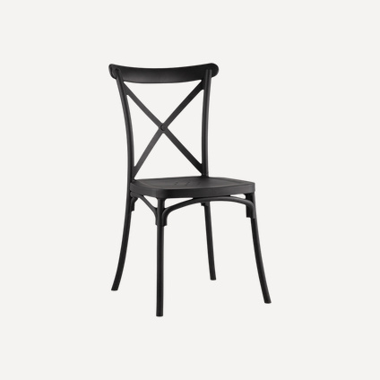 Стул Кроссбэк Черный