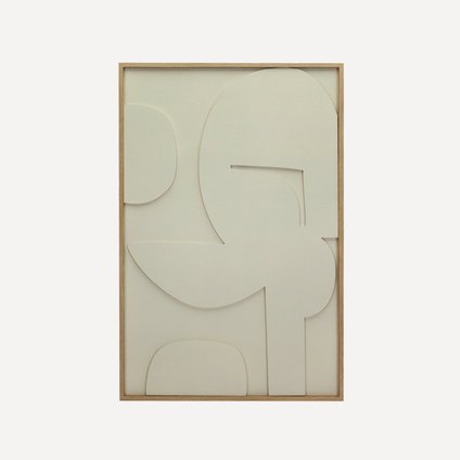 Картина Рельеф Кремовый 60x90 уценка