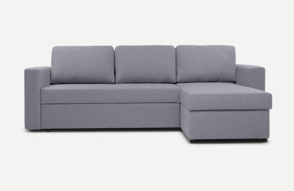 Диван угловой Порту Textile Silver