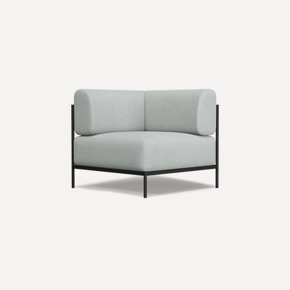 Угловое кресло Нолан-B Lazy Silver