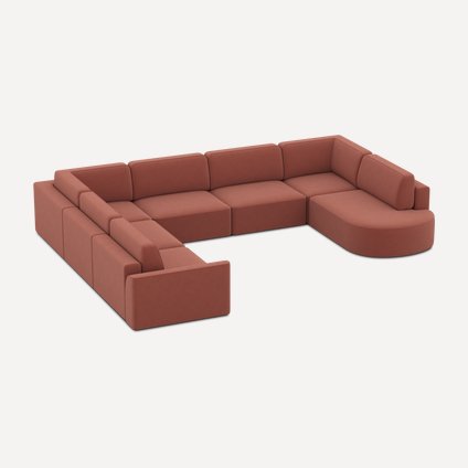 Диван модульный Спейс-М 6 Velvet Terra