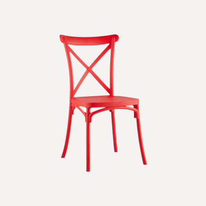 Стул Кроссбэк Красный