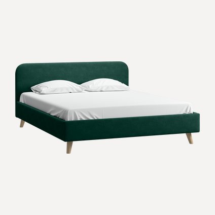 Кровать Лайтси 180 Velvet Emerald