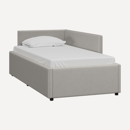 Кровать Мидли 90 Velvet Silver