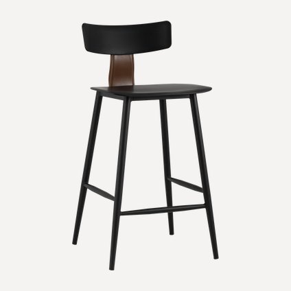 Стул полубарный ANT Black