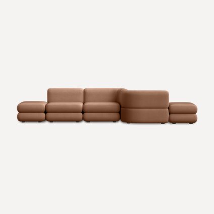 Диван модульный Brera-1 Velour Caramel