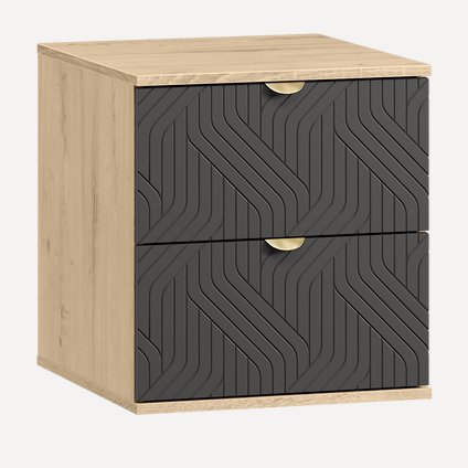 Тумба прикроватная Монблан-1 Fancy Grafit