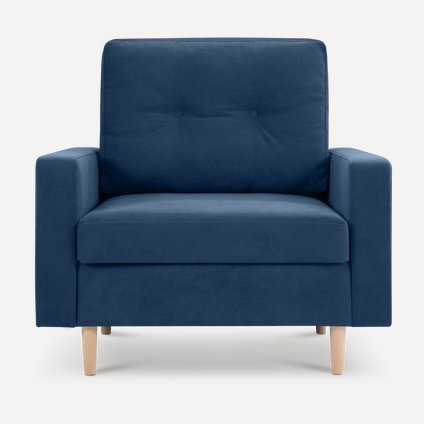 Кресло-кровать Динс Мини Velvet Navy Blue