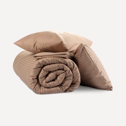 Комплект постельного белья Саффи евро Brown