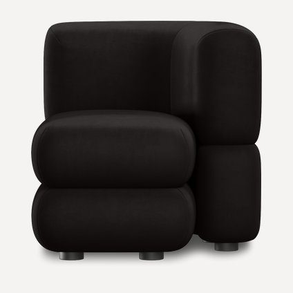 Кресло Brera-12 Velour Black