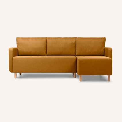 Диван угловой Беллер Textile Yellow