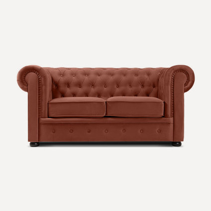 Диван прямой Честер-2 Barhat Salmon