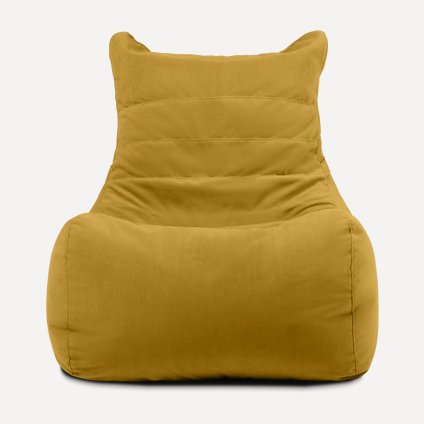 Кресло-мешок Бельвер Velvet Mustard