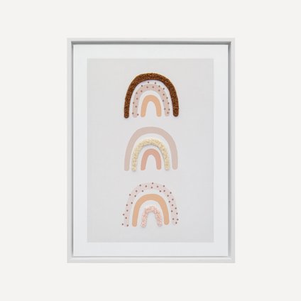 Постер детский Радуга Pink