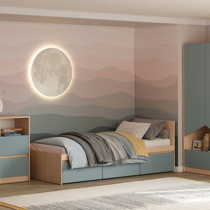 Модульная детская Пенни-3 Plywood Mint