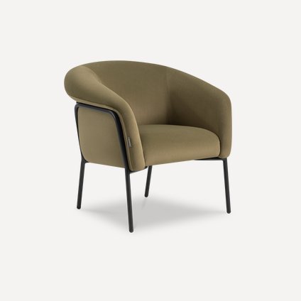 Кресло Кенсол Велюр Оливковый