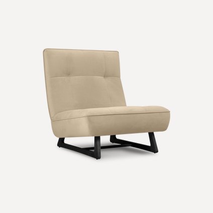 Кресло Рибс Velvet Beige