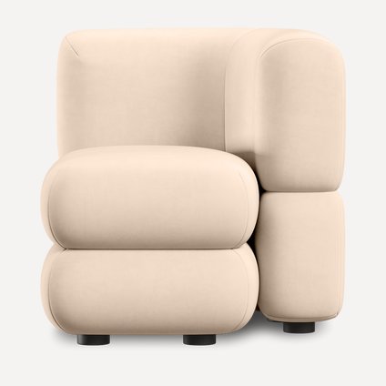 Кресло Brera-12 Velour Beige