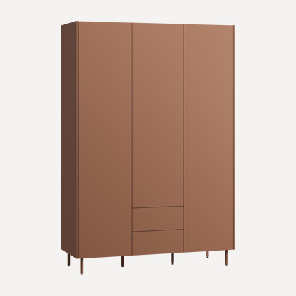 Распашной шкаф Изи 3.1-150x220 Терракотовый