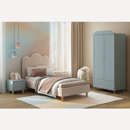 Модульная детская Велди 2 Серо-зеленый