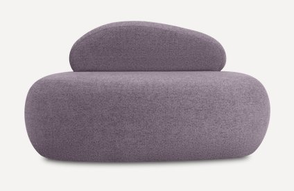 Кушетка Олтен Textile Plum
