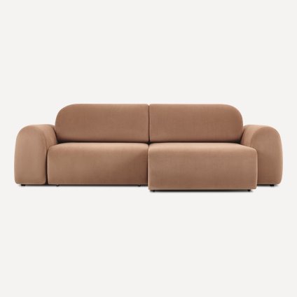 Диван угловой Лилт Barhat Caramel