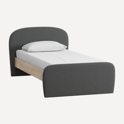 Кровать Мира 90 Textile Grey
