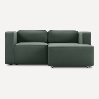 Диван угловой Аронт Мини Velvet Olive