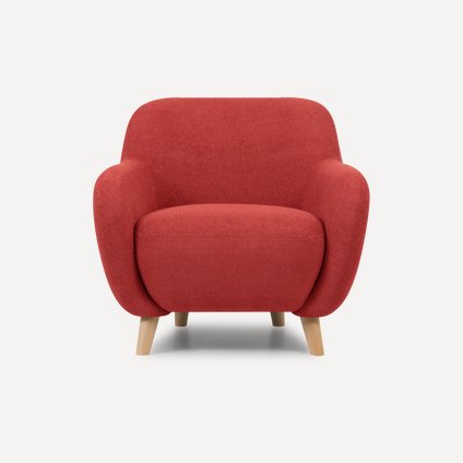Кресло Ансил Soft Red