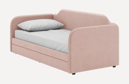 Кровать выдвижная детская Велди 90 Velvet Pink