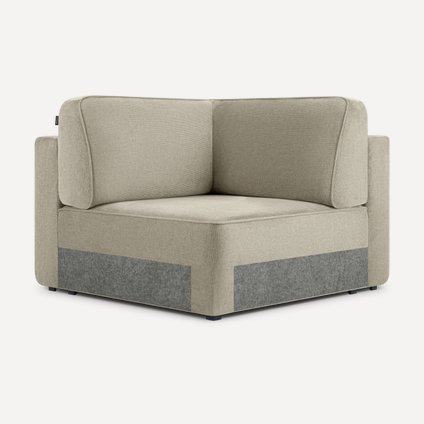 Угловое кресло Спейс-М Lazy Latte