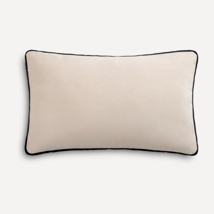 Подушка Бирни Velvet Light Black 50x30