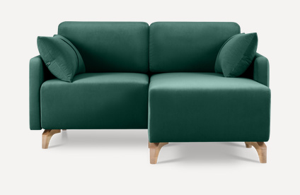 Диван угловой Льери Мини Velvet Emerald