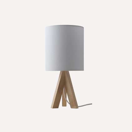 Үстел шамы Treben White