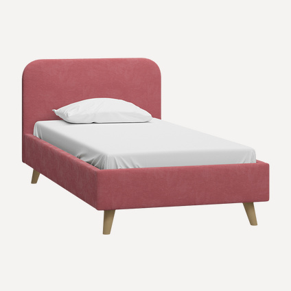 Кровать Лайтси 90 Velvet Сorall